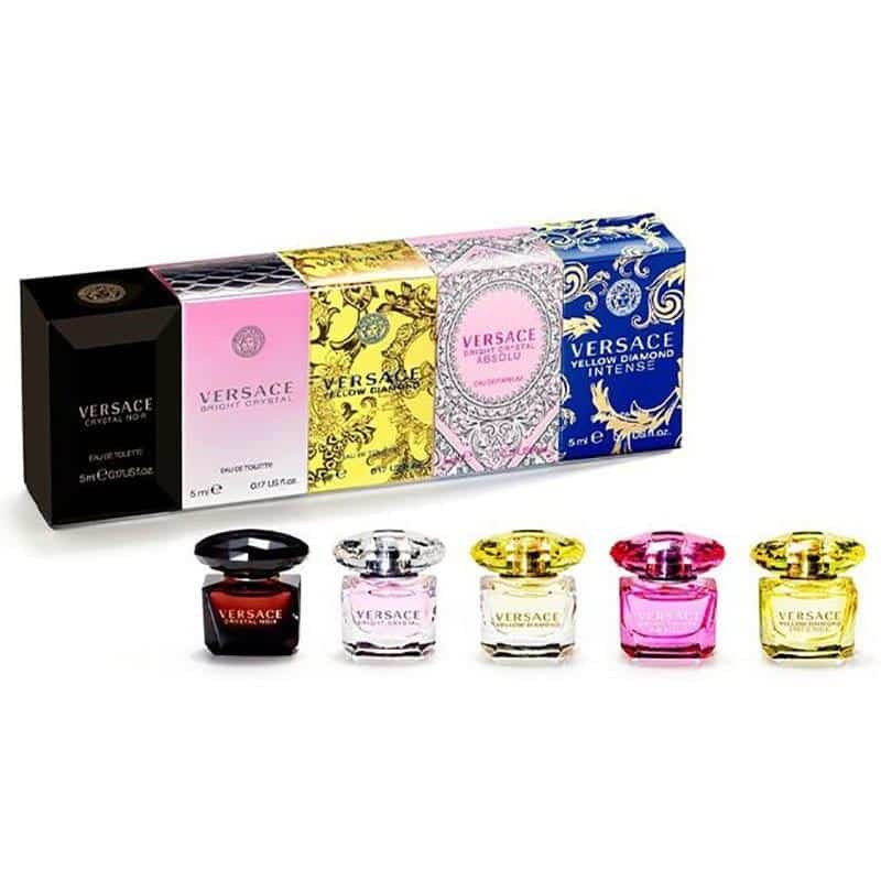 Giftset Versace Miniatures Crystal Collection 5x5ml