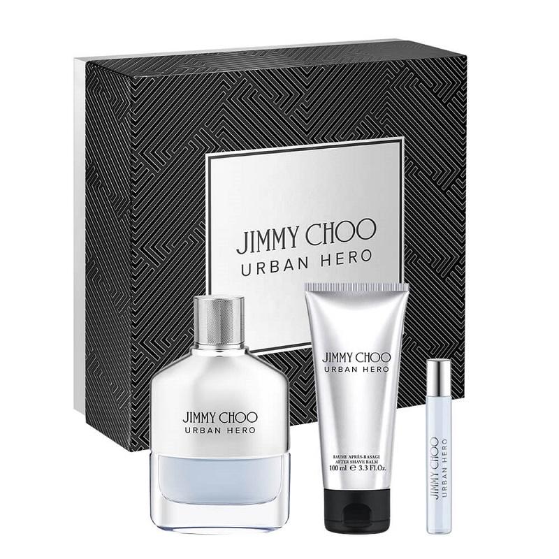 Giftset Jimmy Choo Urban Hero Edp 100ml + Edp 7,5ml + Aftershave Balm 100ml
