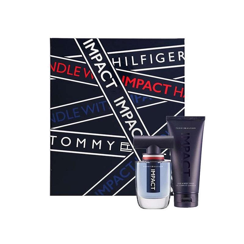 Giftset Tommy Hilfiger Impact Edt 50ml + Hair And Body Wash 100ml