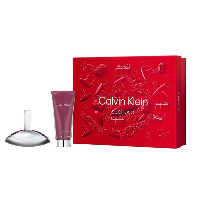 Giftset Calvin Klein Euphoria Edp 100ml + Body lotion 100ml