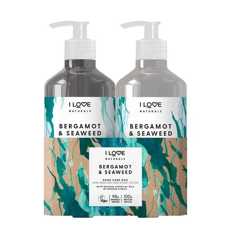 Giftset I Love Naturals Hand Care Duo Bergamot & Seaweed