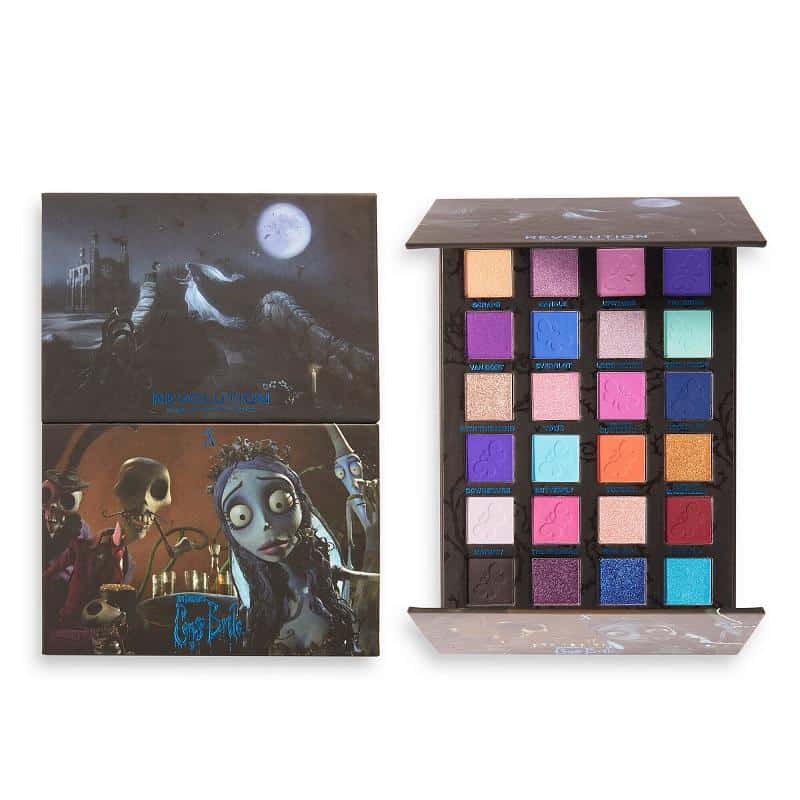 Makeup Revolution X Corpse Bride Upstaris Downstairs Eyeshadow Palette
