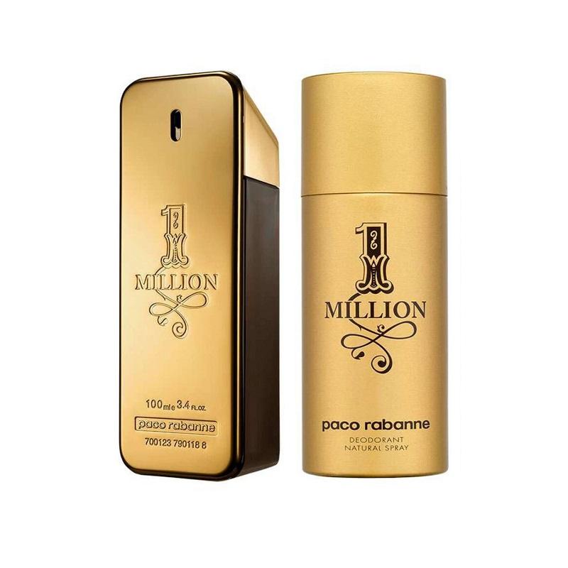 Giftset Paco Rabanne 1 Million Edt 100ml + Deospray 150ml