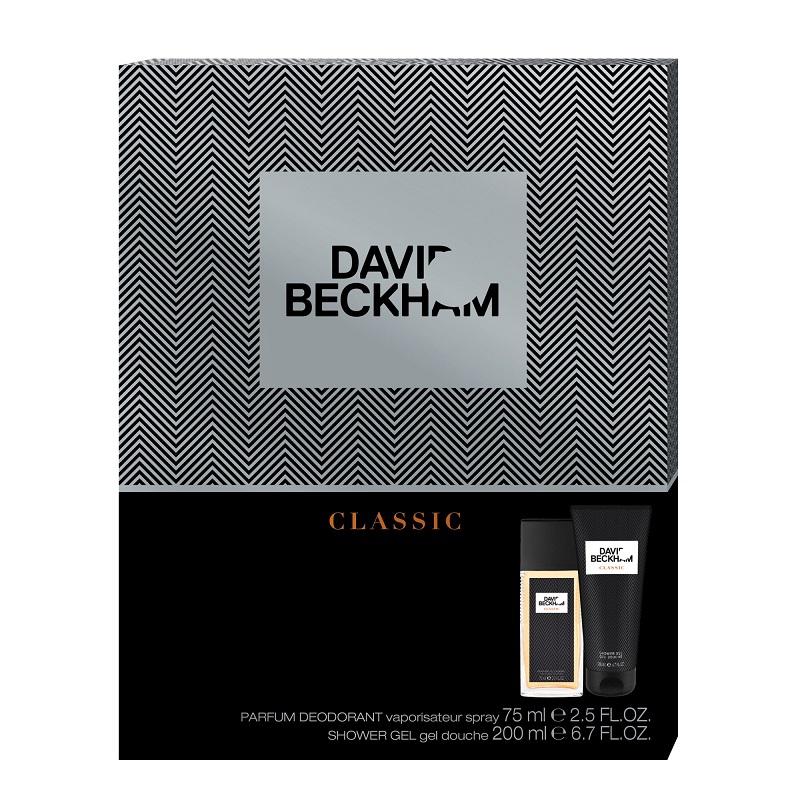 Giftset David Beckham Classic Deo Spray 75ml + Shower Gel 200ml