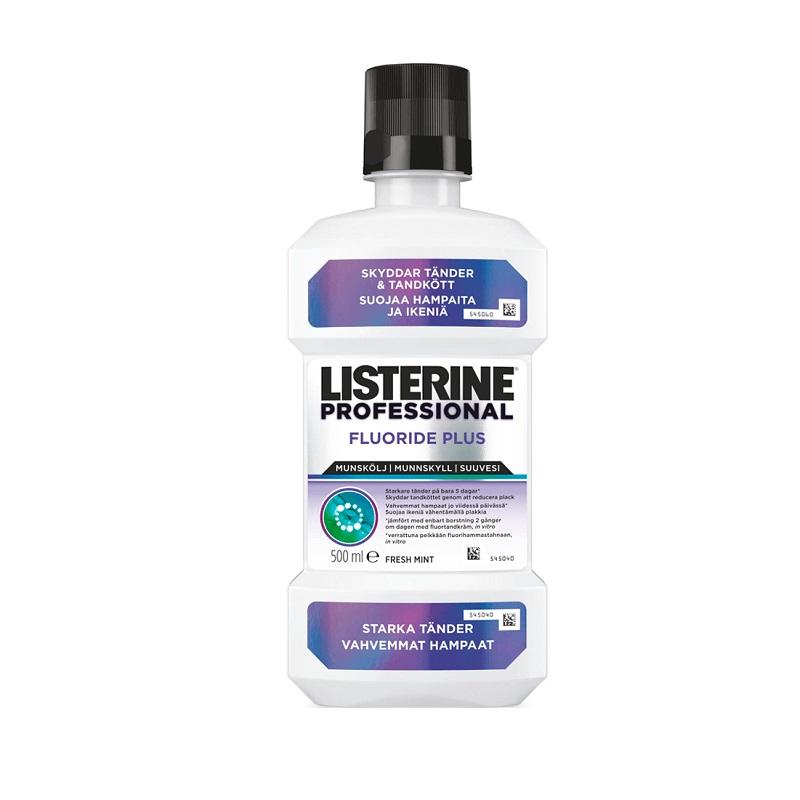 Listerine Profesional Fluoride Plus 500ml
