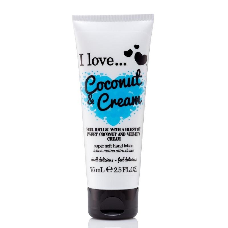 I Love… Coconut & Cream Hand Lotion 75ml