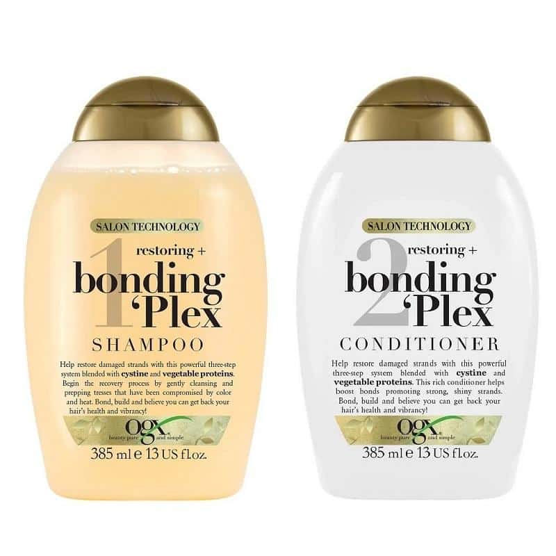 OGX Restoring + Bonding Plex Shampoo 350ml + Conditioner 350ml