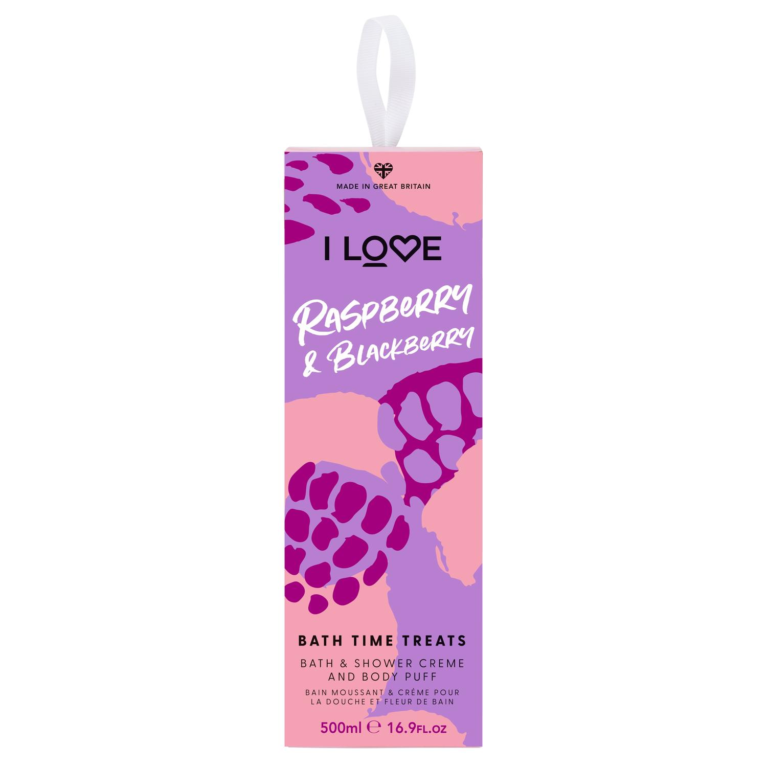 I Love... Bath Time Treat Raspberry & Blackberry