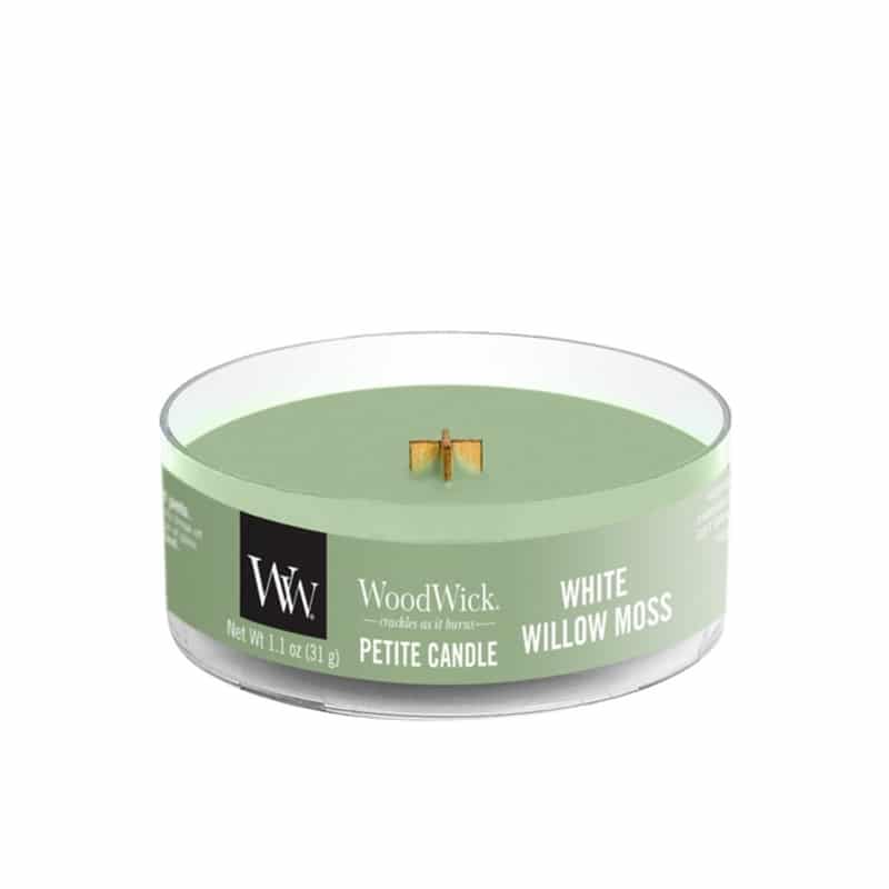 WoodWick Petite - White Willow Moss