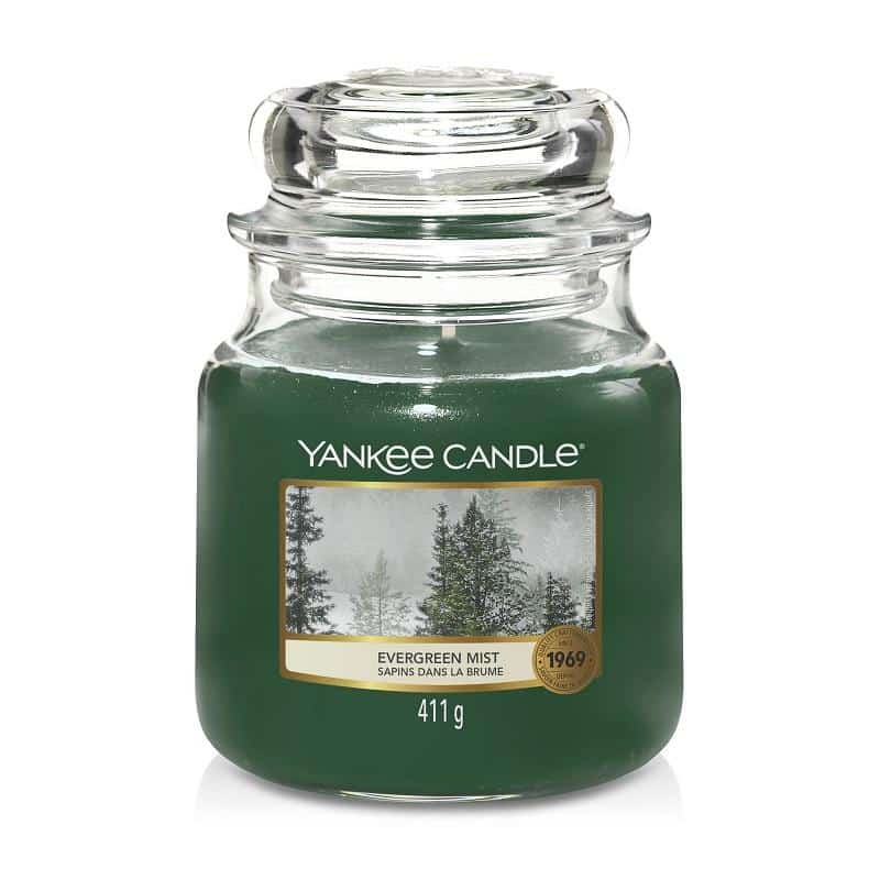Yankee Candle Classic Medium Jar Evergreen Mist 411g