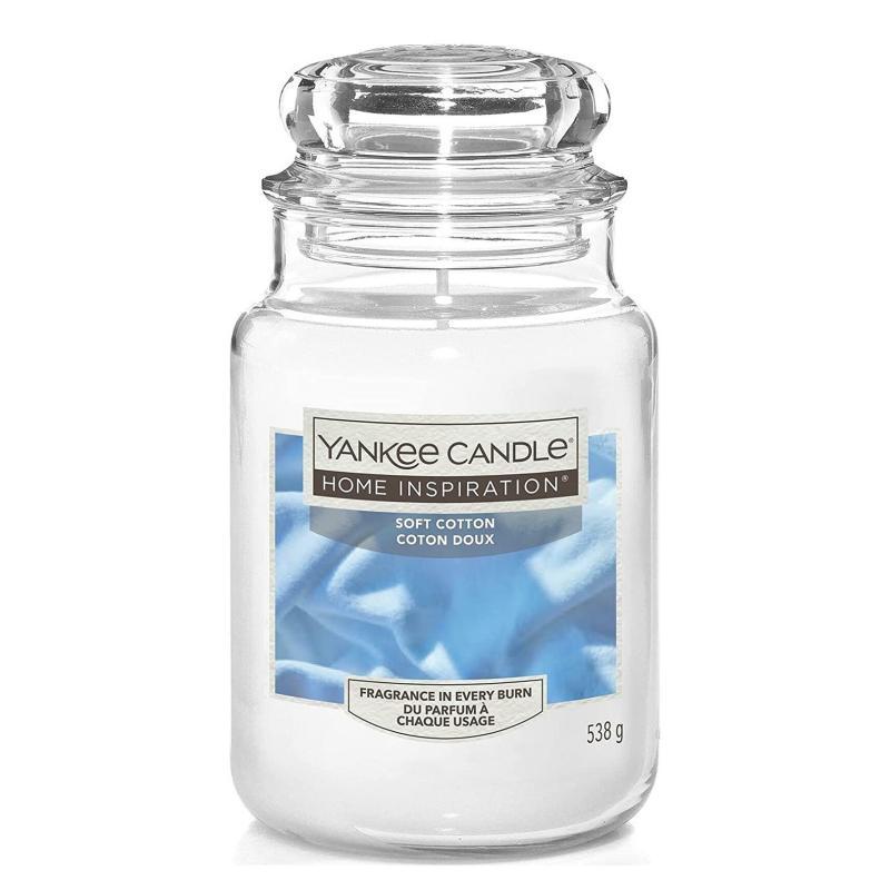 Yankee Candle Home Inspiration Large Soft Cotton 538g