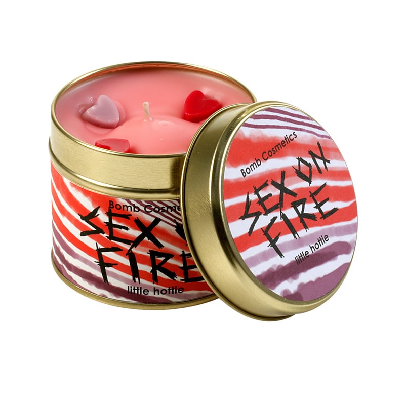 Bomb Cosmetics Tin Candle Sex On Fire