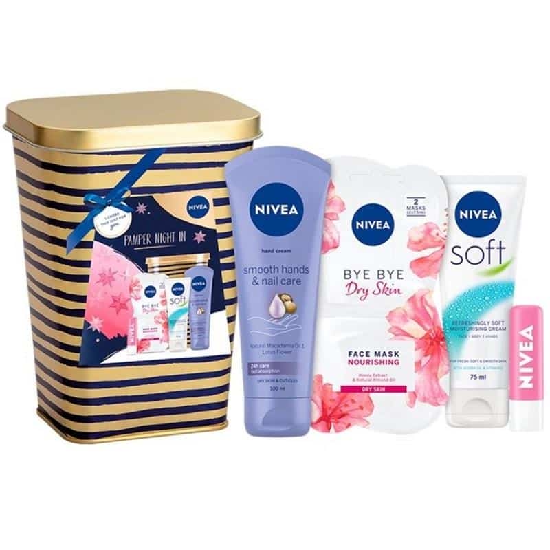 Nivea Pamper Night In Gift Set 5 Pieces