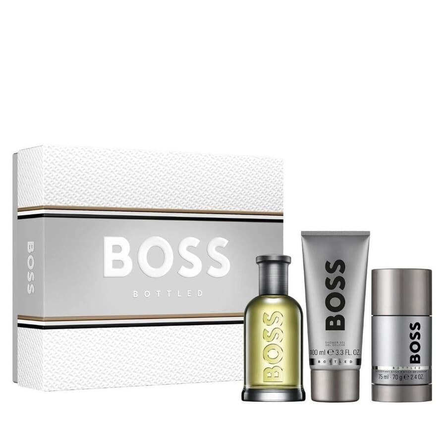 Giftset Hugo Boss Bottled Edt 100ml + Shower Gel 100ml + Deostick 75g