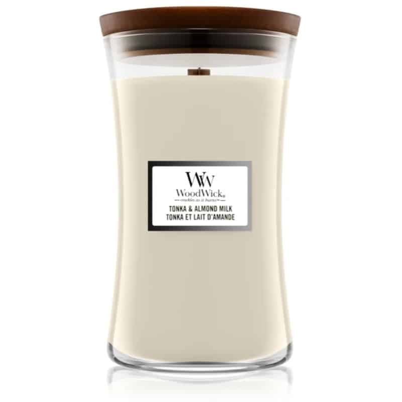 WoodWick Large - Tonka & Almond Milk