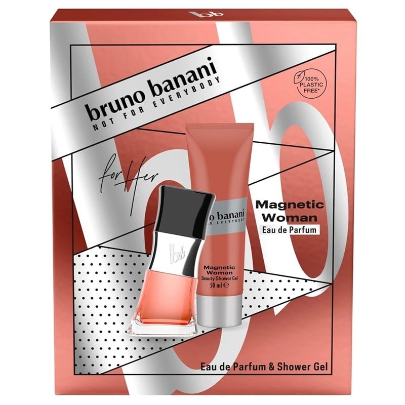 Giftset Bruno Banani Magnetic Woman Edp 30ml + Shower Gel 50ml