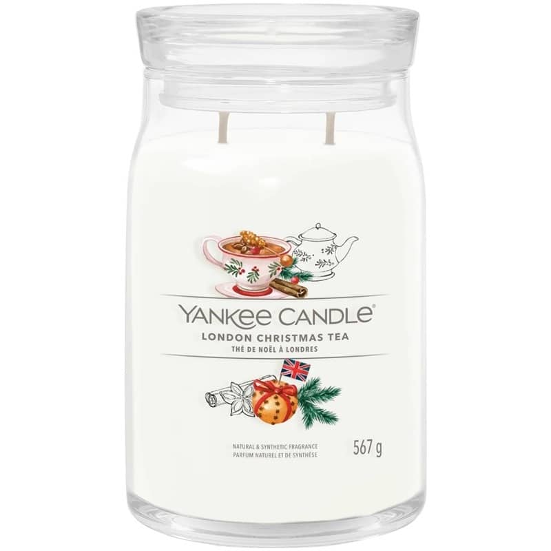 Yankee Candle Signature Large Jar London Christmas Tea 567g