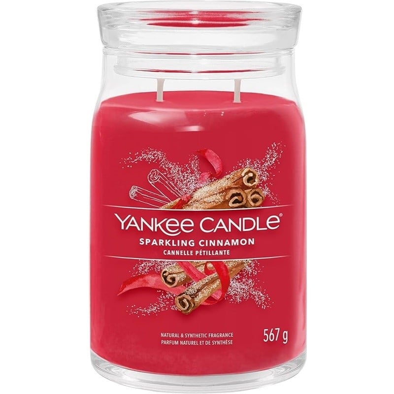 Yankee Candle Signature Large Jar Sparkling Cinnamon 567g