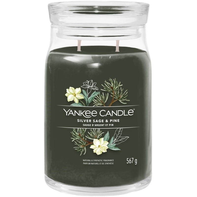Yankee Candle Signature Large Jar Silver Sage & Pine 567g