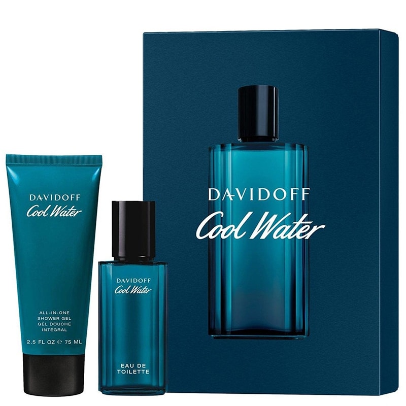 Giftset Davidoff Cool Water for Men Edt 40ml + Shower Gel 75ml
