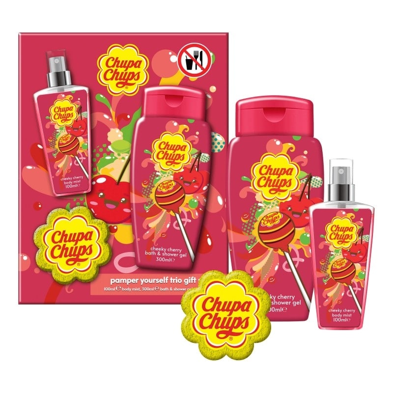 Giftset Chupa Chups Pamper Yourself Trio Cheeky Cherry