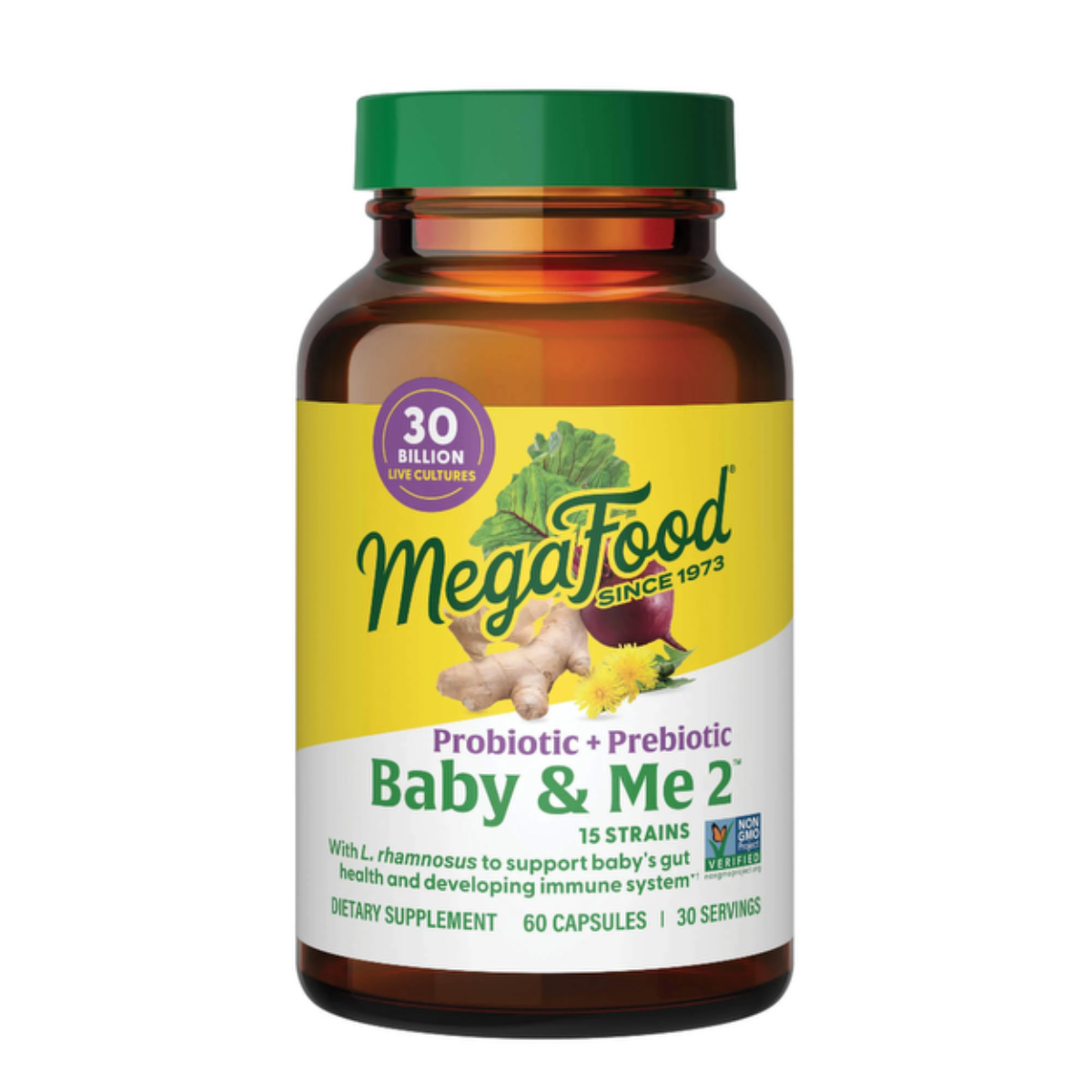 Baby & Me 2 Prenatal Probiotic + Prebiotic