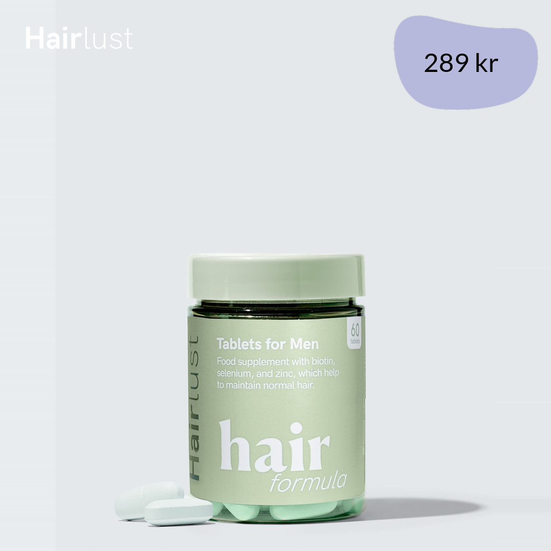 Hair Formula Tablets for Men - 1 månad (1 förpackning á 60 tabletter)