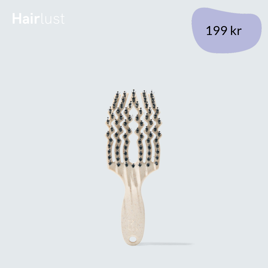 Curved Flex Detangler, Small, White