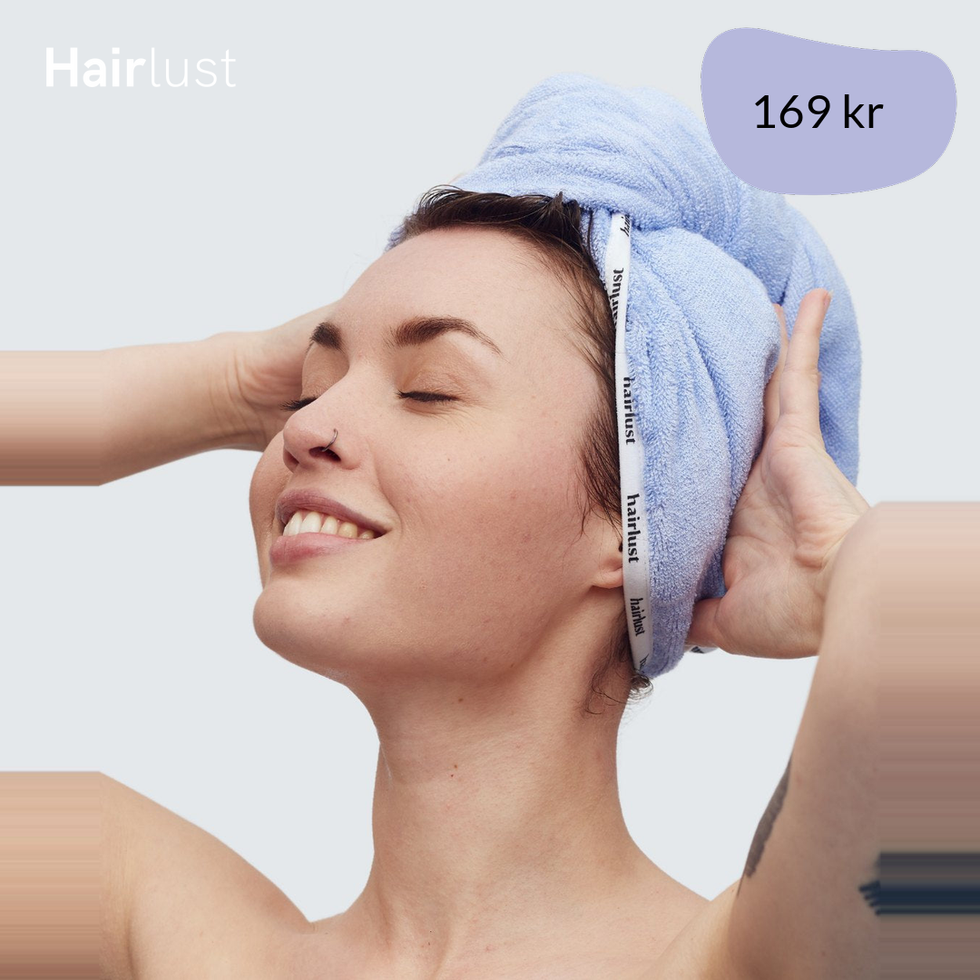 Bamboo Hair Towel Wrap, Blurple - 1 st