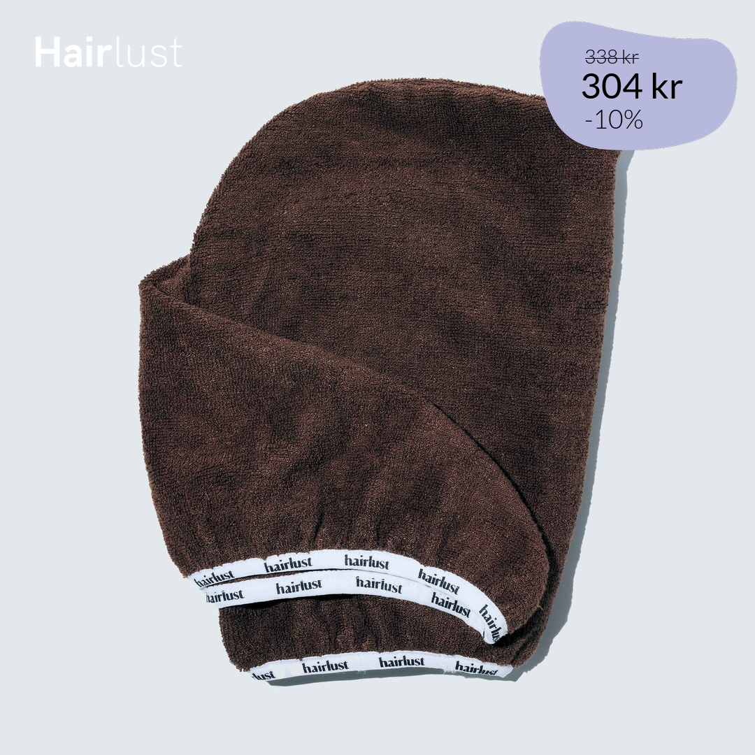 Bamboo Hair Towel Wrap, Mocha - 2 st - Spara 10%