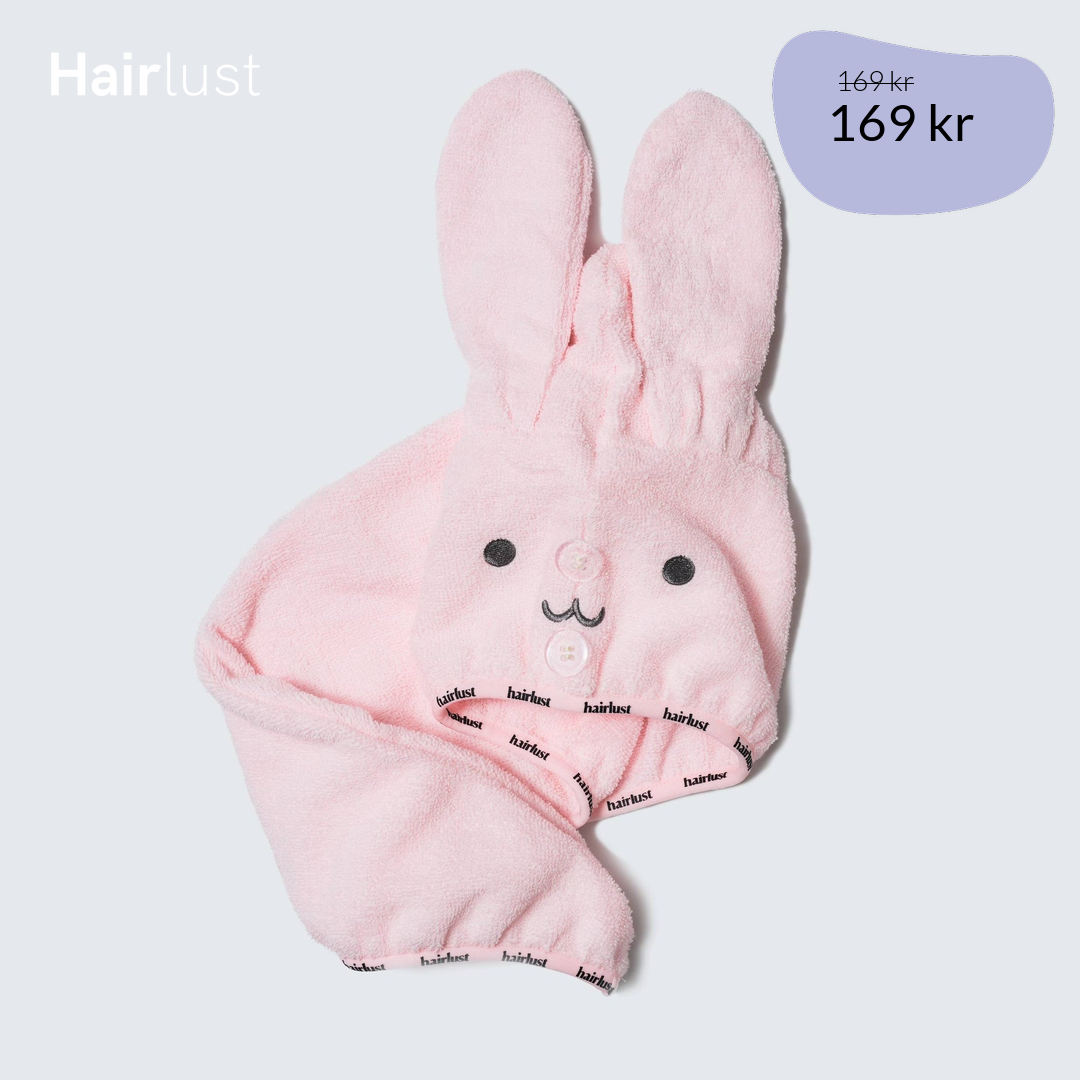 Bamboo Hair Towel Wrap, Kids, Bunny - 1 st