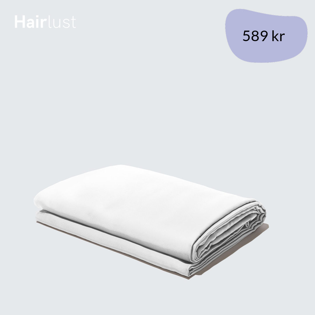 Silky Bamboo Flat Sheet, Pearl White - 150x260 cm / 1 stk