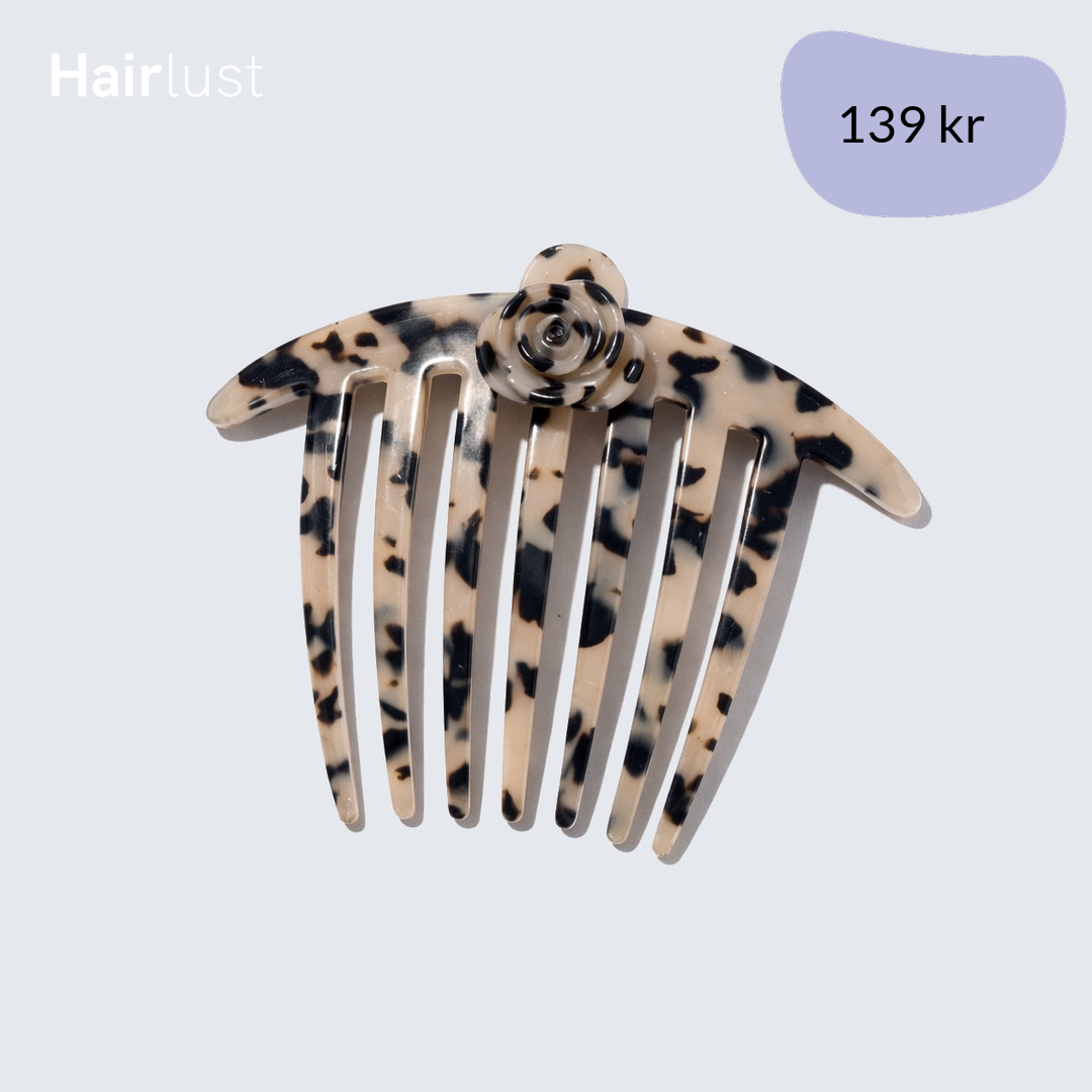 French Twist Hair Comb Clip, Tortoise Shell