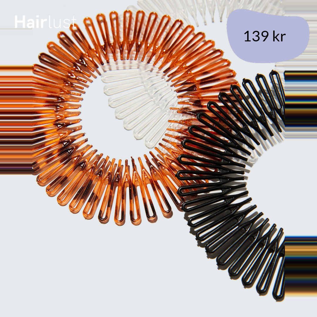 Stretchy Comb Headband with Teeth, 3-Pack, Mixed