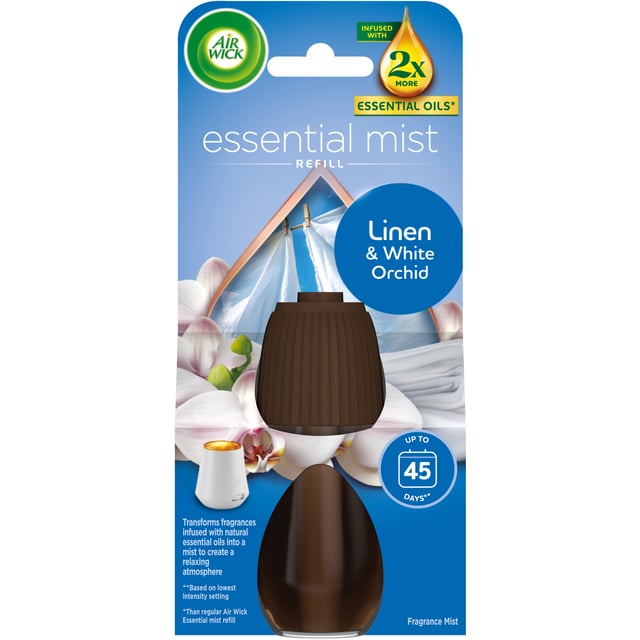 Air Wick Essential Mist Linen & White Orchid Single Refill 20 ml
