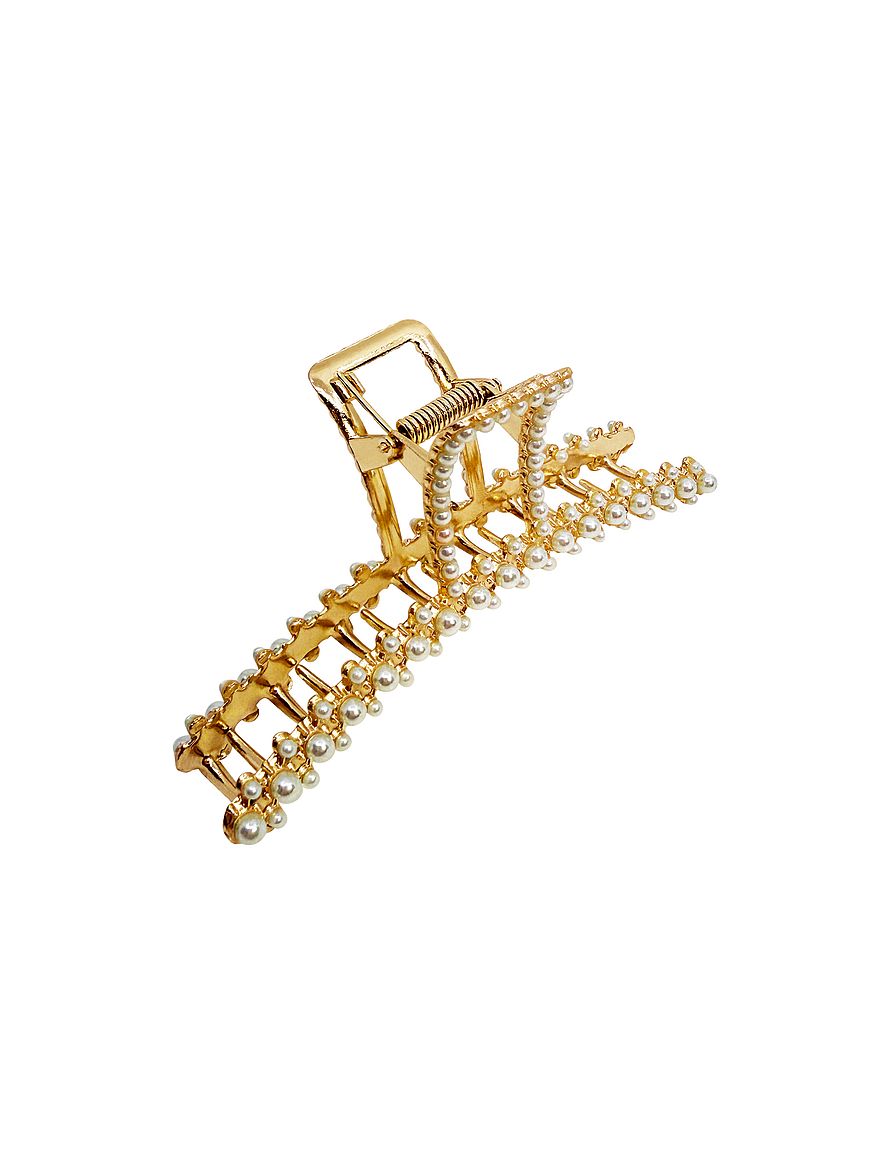 Lindi Clamp Golden Pearl Gold PIPOL'S BAZAAR Lindi Clamp Golden Pearl Gold