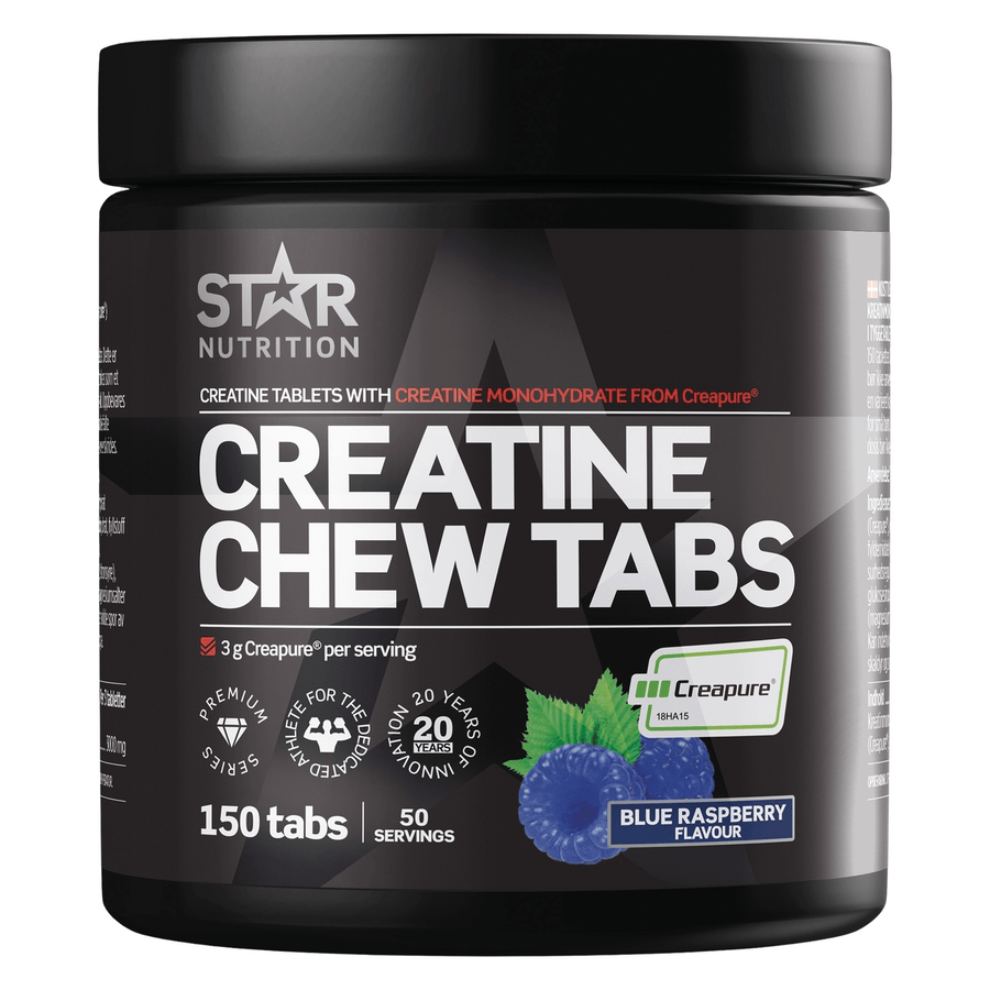 Star Nutrition Creatine Chew Tabs Blue Raspberry 150pcs