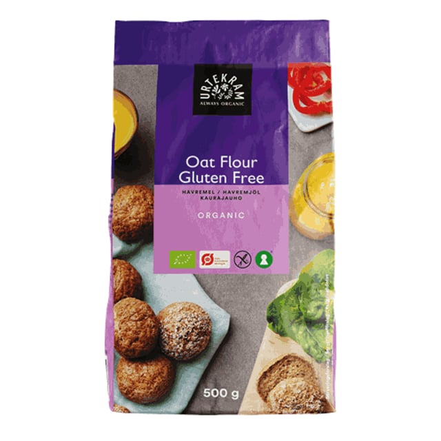 Urtekram Food Glutenfritt Havremjöl 500 g