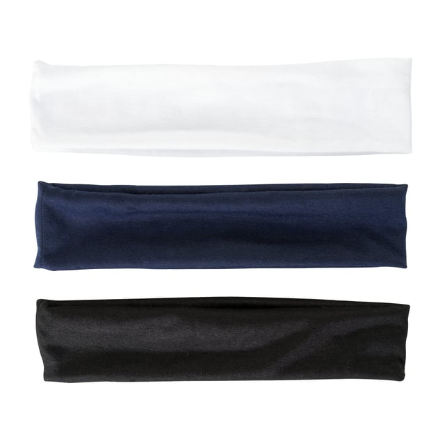 Brushworks Jersey Headbands 3 st
