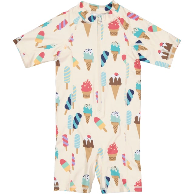 Geggamoja UV-Dräkt Beige Glassar Stl 74/80