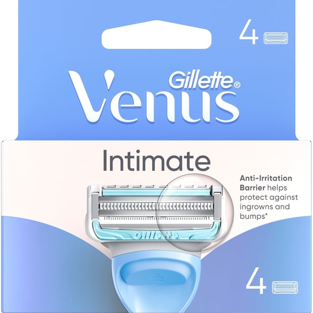 Gillette Venus Intimate Rakblad för Intimområdet 4 st