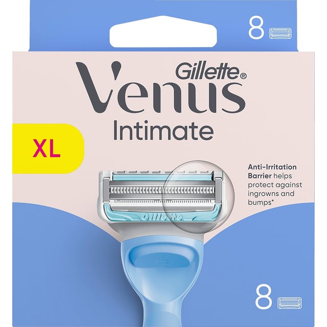 Gillette Venus Intimate Rakblad för Intimområdet 8 st