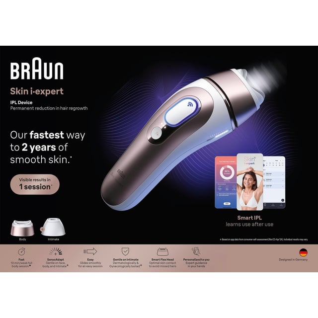Braun Smart IPL Skin i·expert 2 Smarta Huvuden PL7211