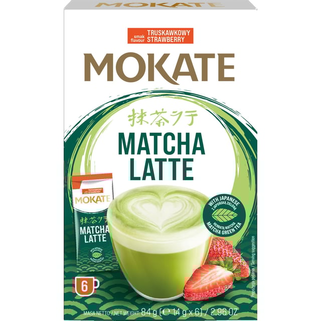 Mokate Matcha Jordgubb 6 st