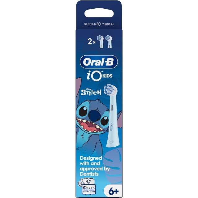 Oral B iO Kids Disney Stitch Tandborsthuvuden för Barn över 6 år 2 st