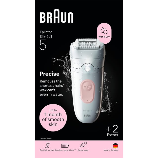 Braun Silk épil 5 Wet & Dry Epilator 5 011 Flamingo Pink