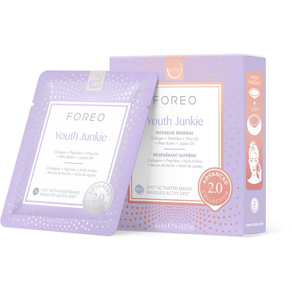 FOREO UFO™-Mask Youth Junkie 2.0 Semi-transparent - 6 pcs