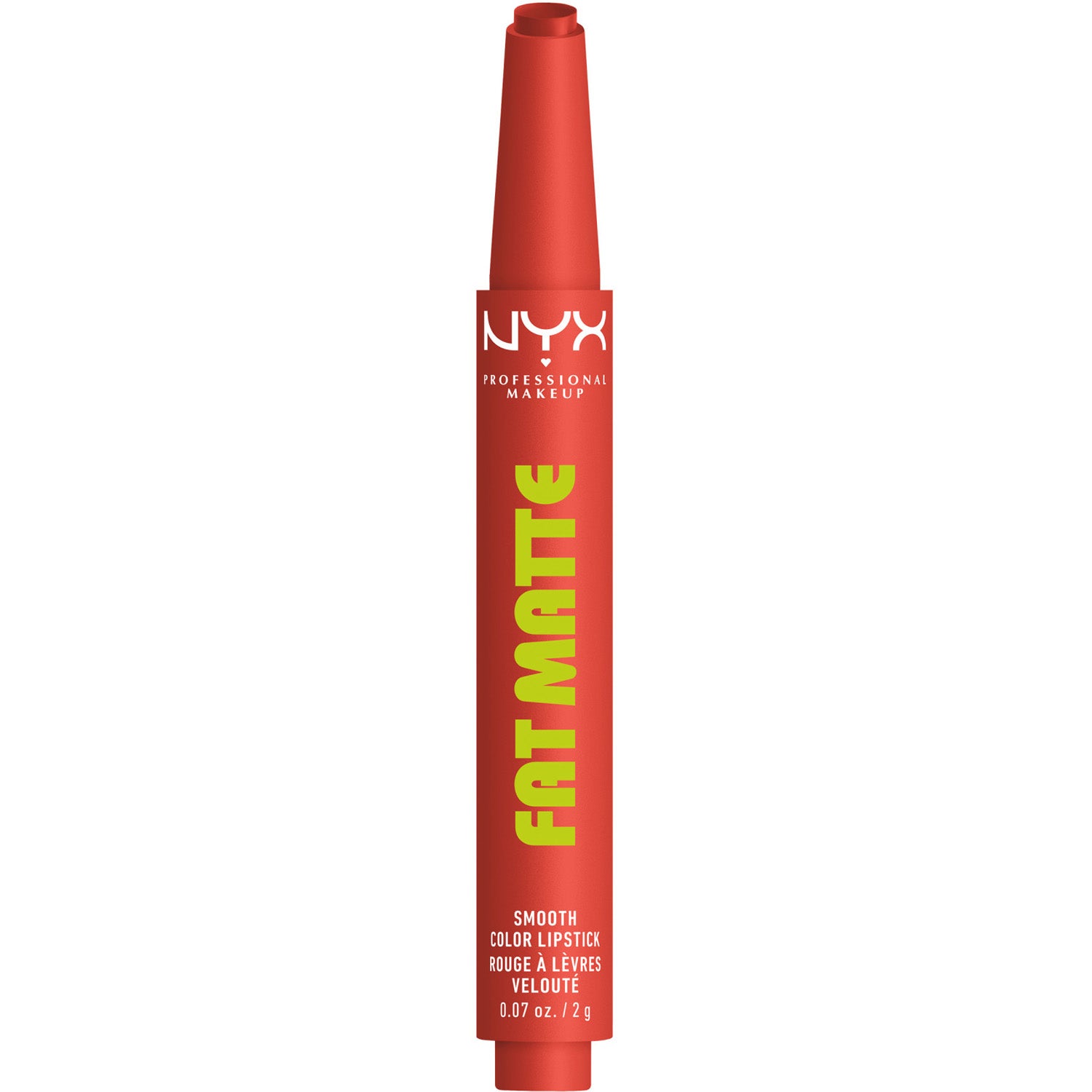 NYX Professional Makeup Fat Matte Slick Click Lip Balm 03 Coral Cuddlin' - 2 g