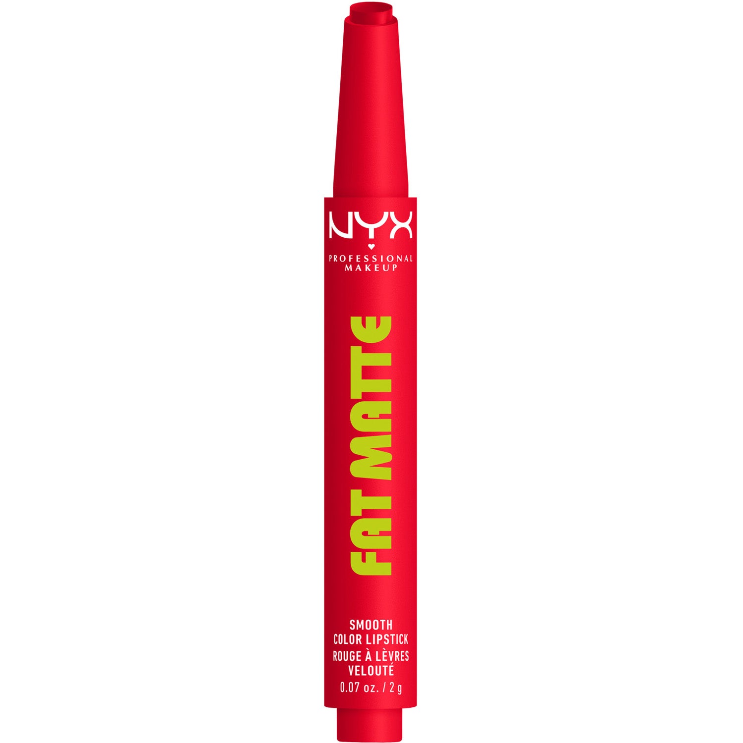 NYX Professional Makeup Fat Matte Slick Click Lip Balm 15 Fuzzy Flame - 2 g