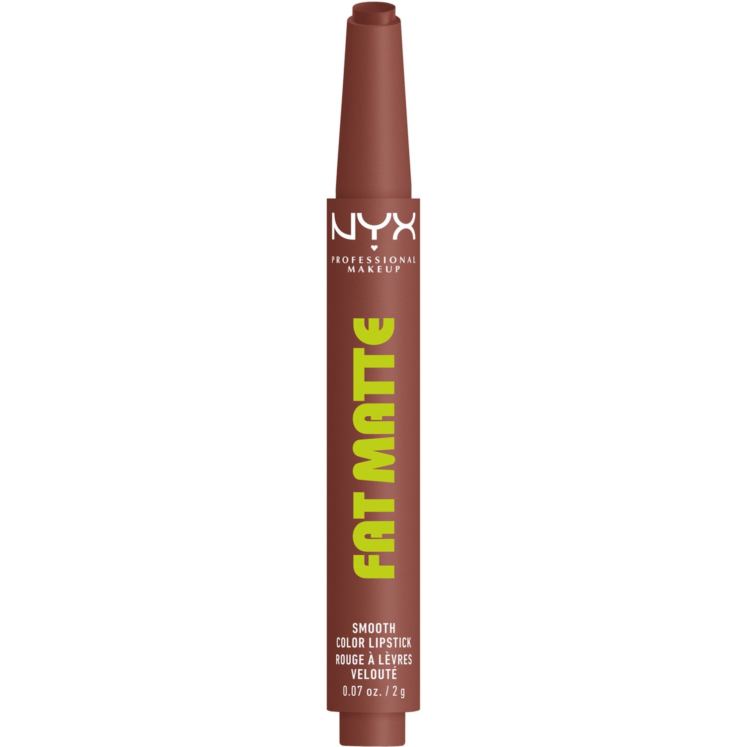 NYX Professional Makeup Fat Matte Slick Click Lip Balm 08 Toasty Taupe - 2 g